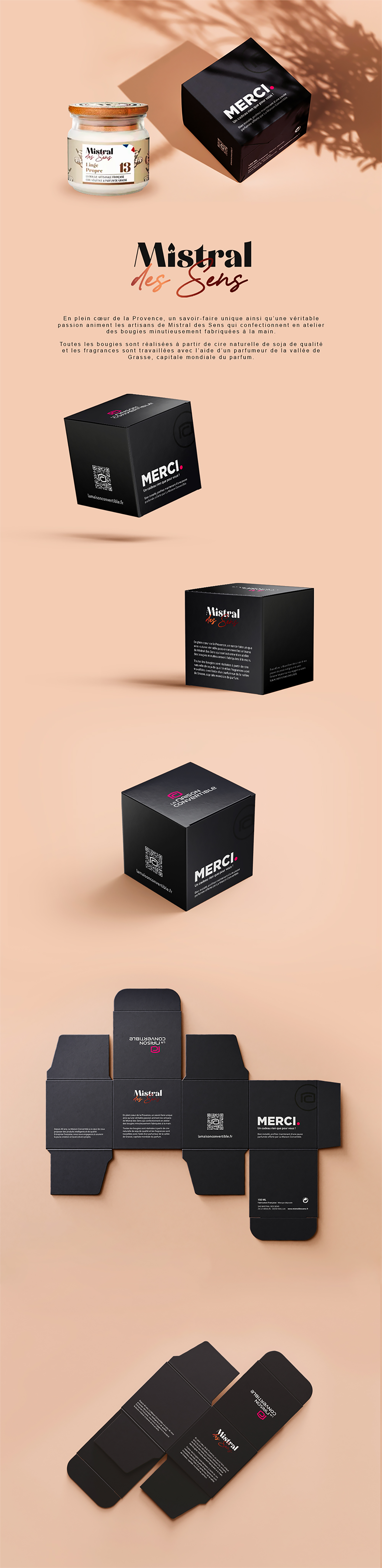 Projet MistraldesSens un packaging pour bougie