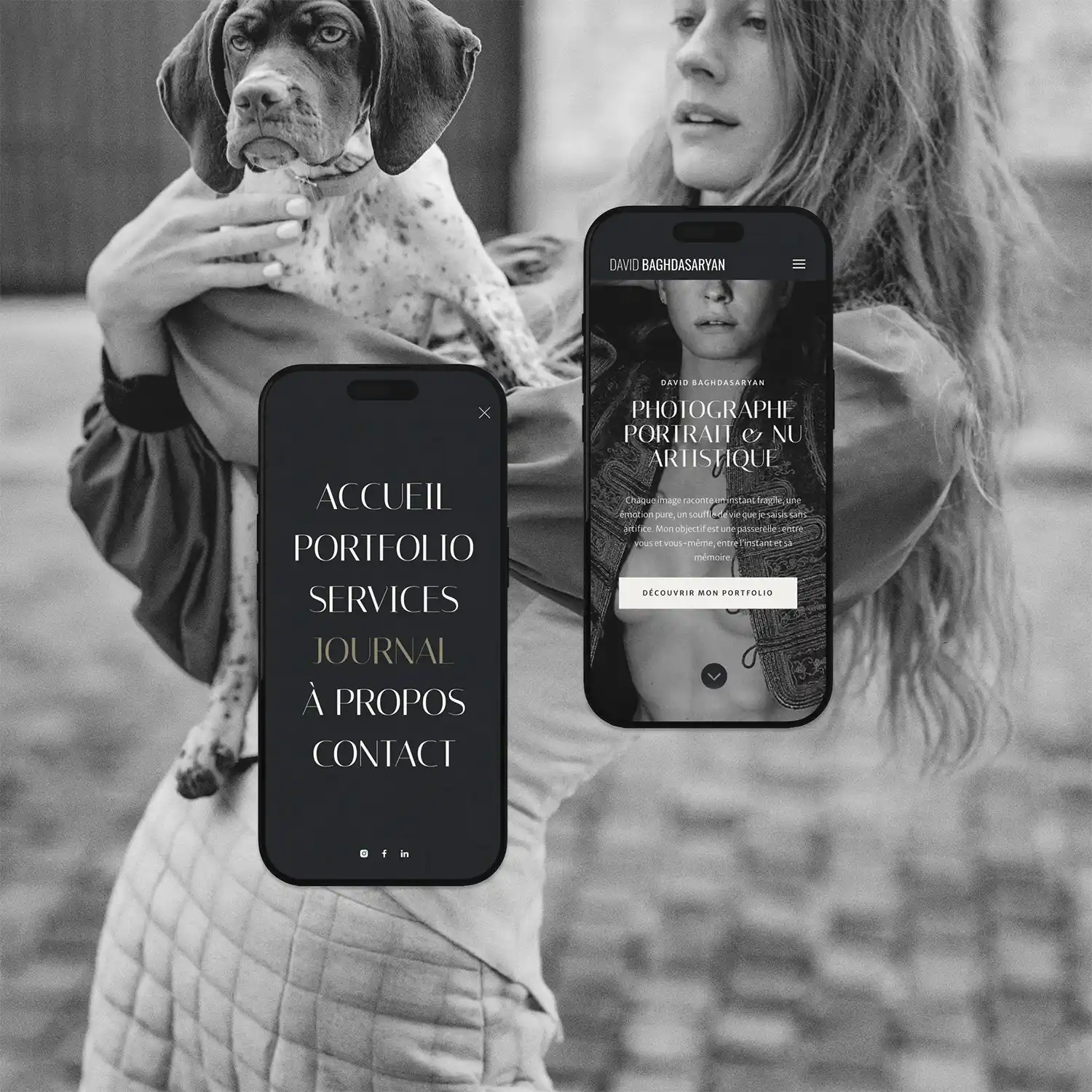 Photographe — Portfolio en ligne