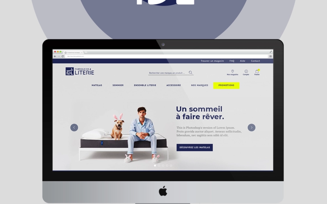 E-commerce — Fabrique de Literie