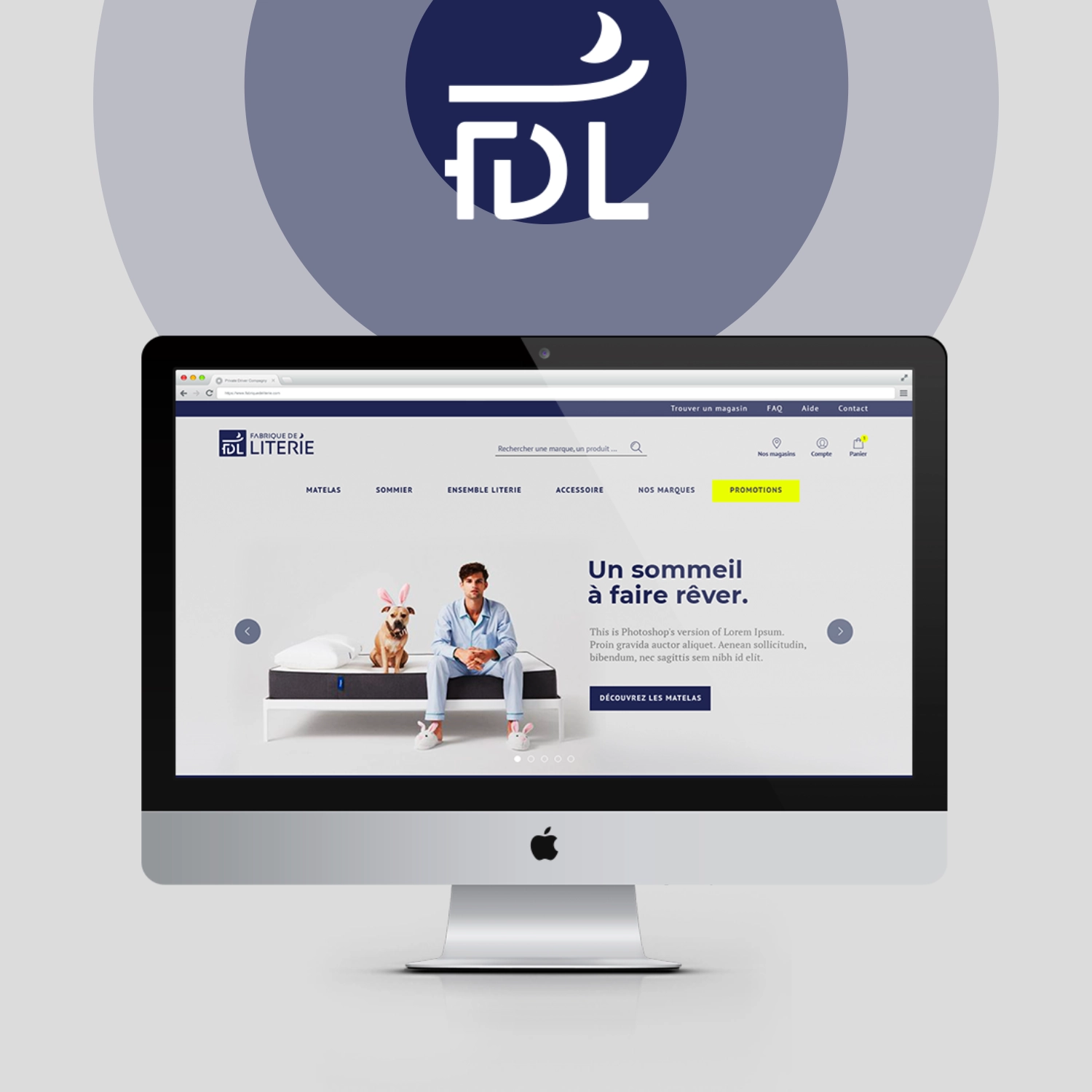 E-commerce — Fabrique de Literie