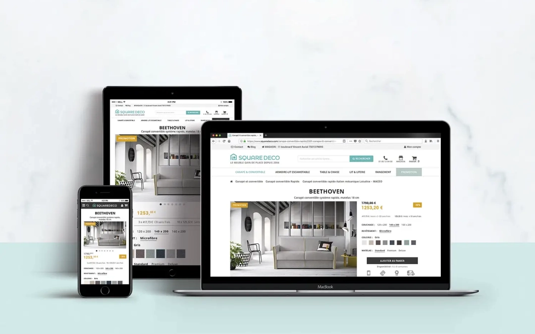 E-commerce — Square Déco