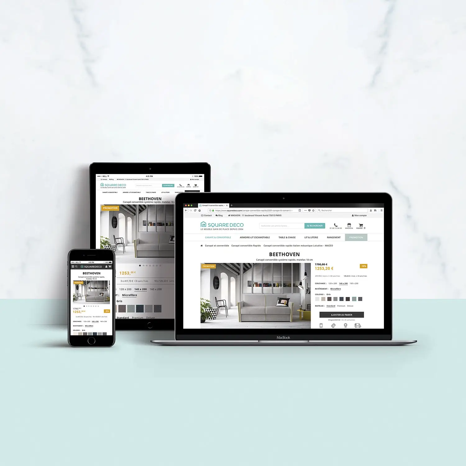 E-commerce — Square Déco